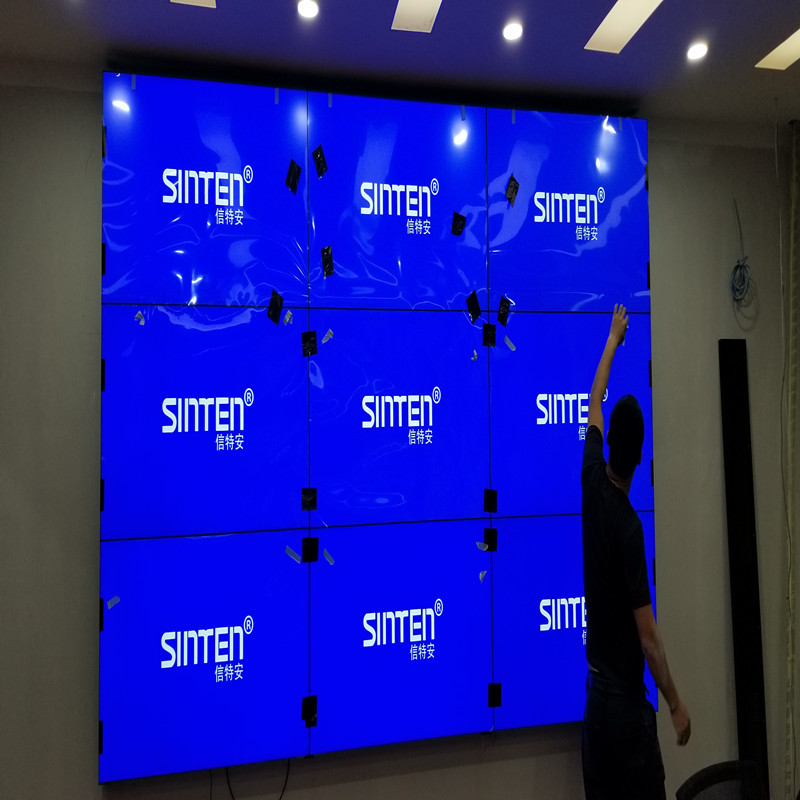 信特安49寸液晶拼接屏入驻云南耿马某银行会议项目